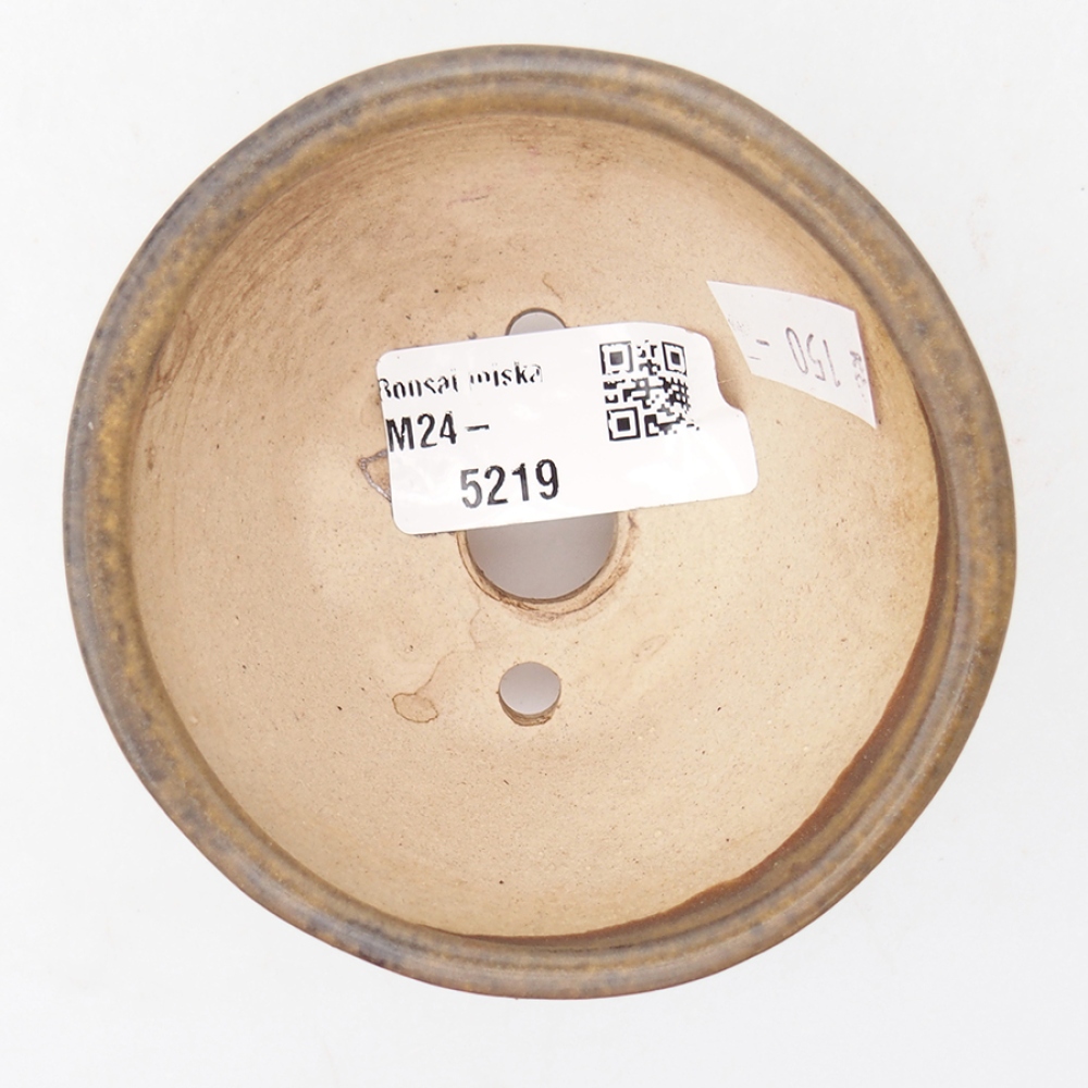 Ciotola per bonsai in ceramica 8 x 8 x 5,5 cm, marrone