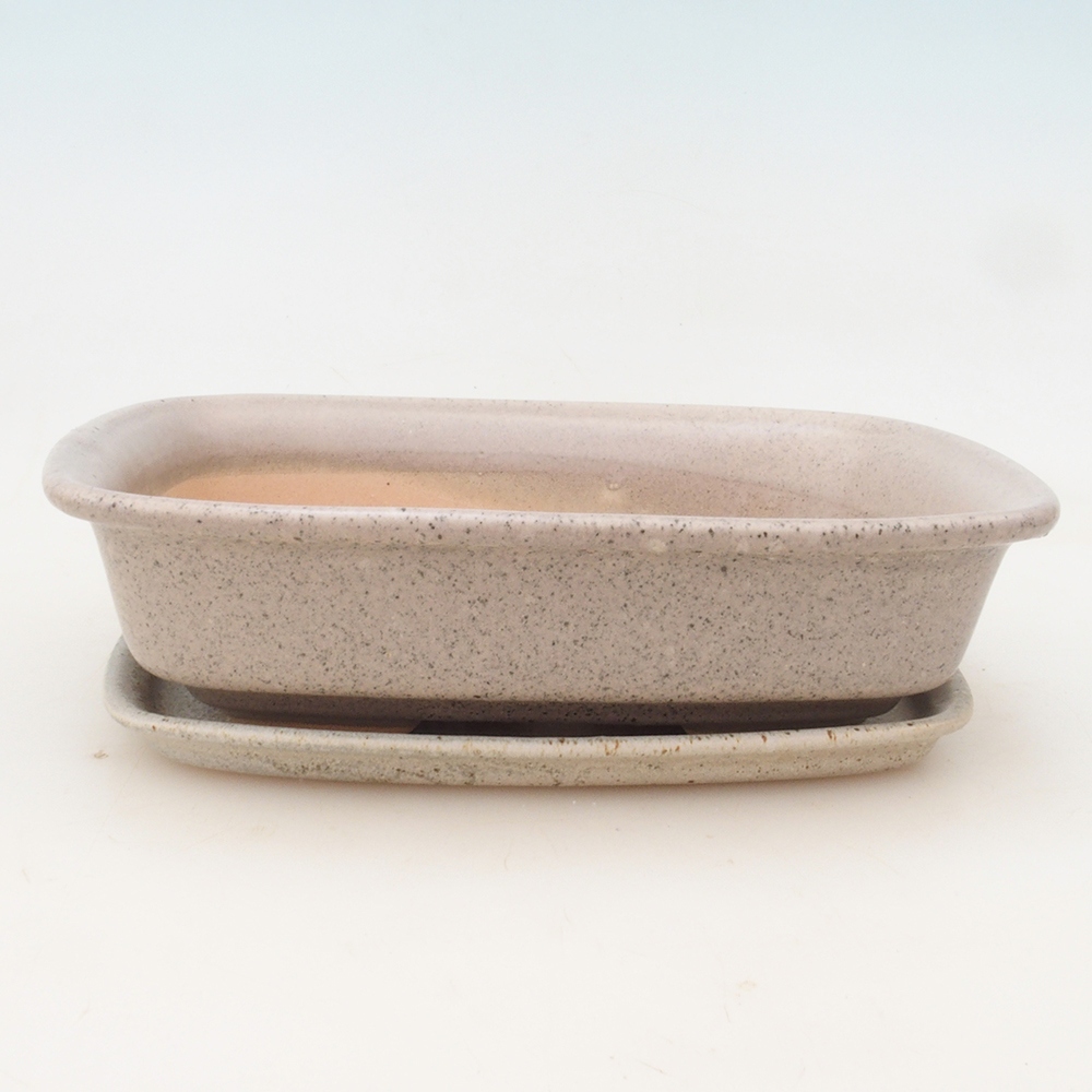 Ciotola bonsai + piattino H02 - beige