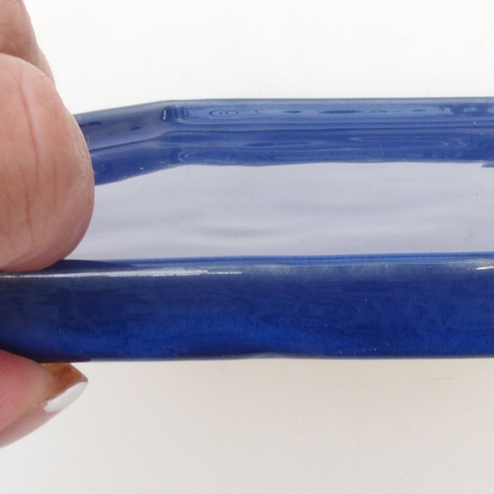 Ciotola in ceramica H53 -18,5 x 17 x 1 cm - blu