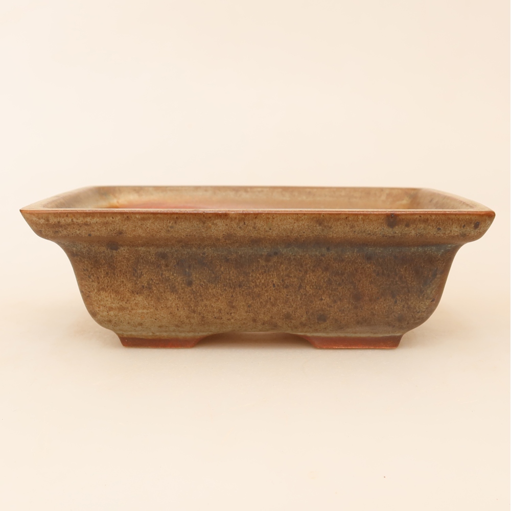 Ciotola in ceramica  14,5 x 10 x 5 cm, colore marrone
