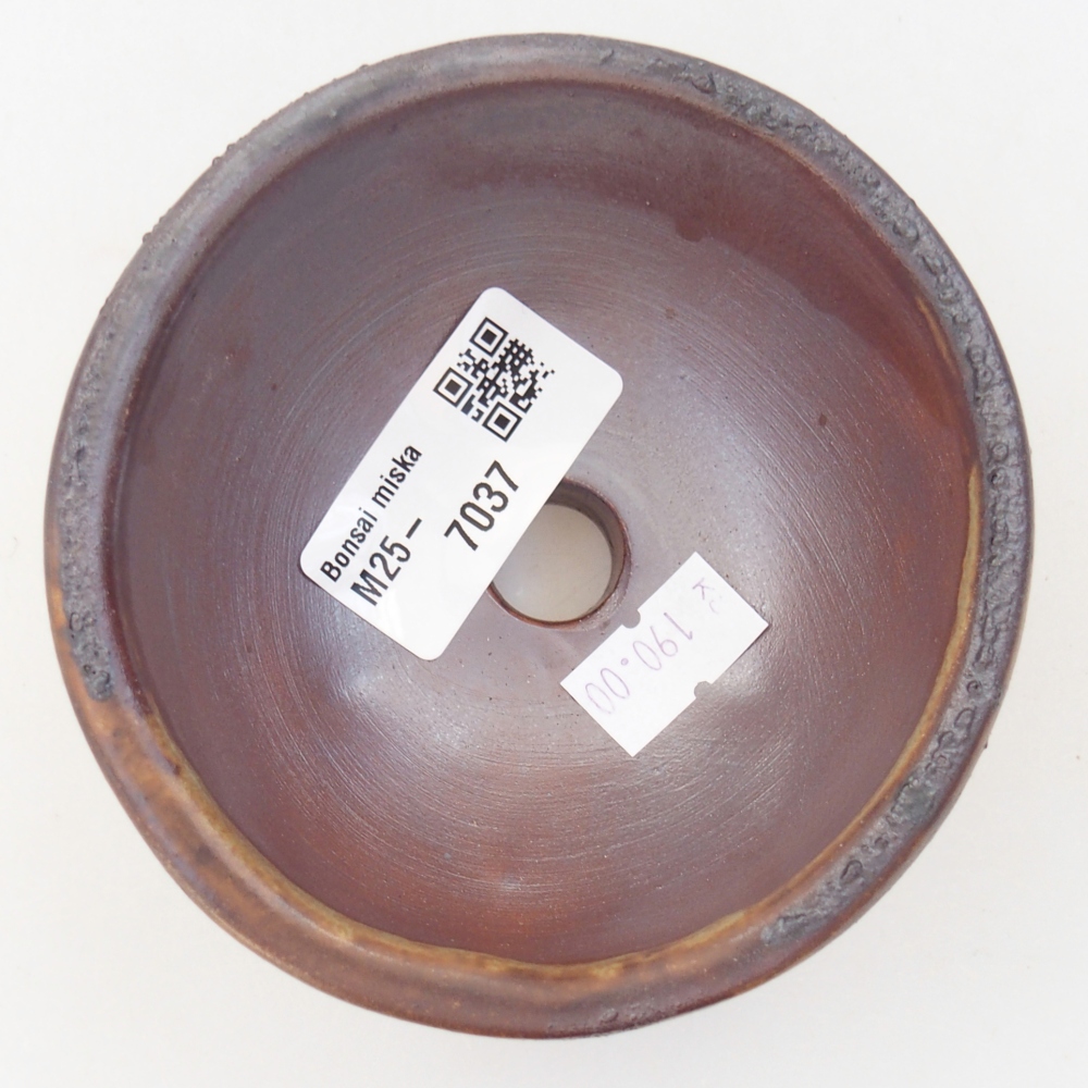 Ciotola bonsai in ceramica 26 x 26 x 8 cm, colore rosso