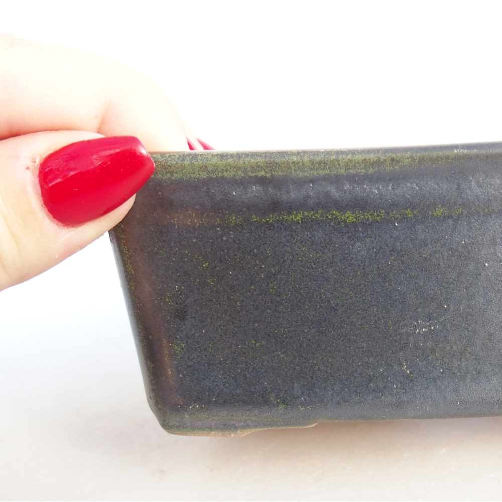 Ciotola bonsai in ceramica 26 x 26 x 8 cm, colore rosso