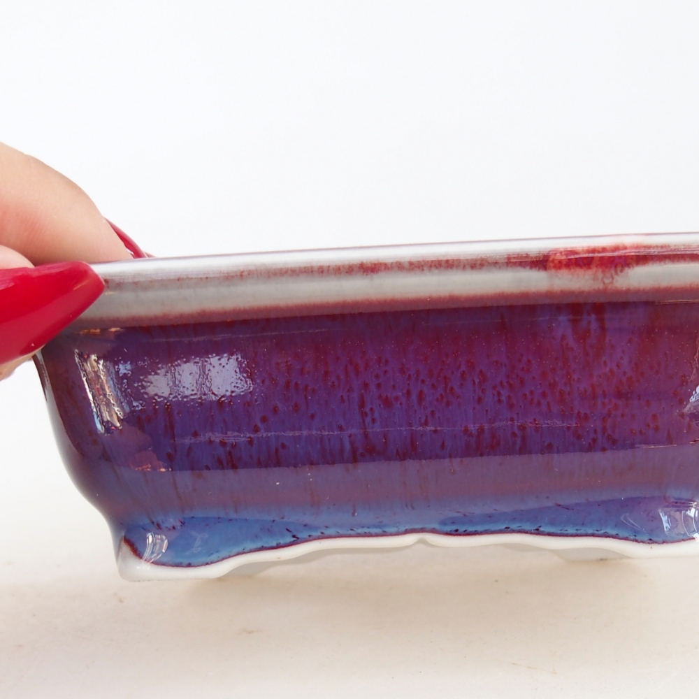 Mini bonsai 10 x 8 x 3,5 cm, colore viola