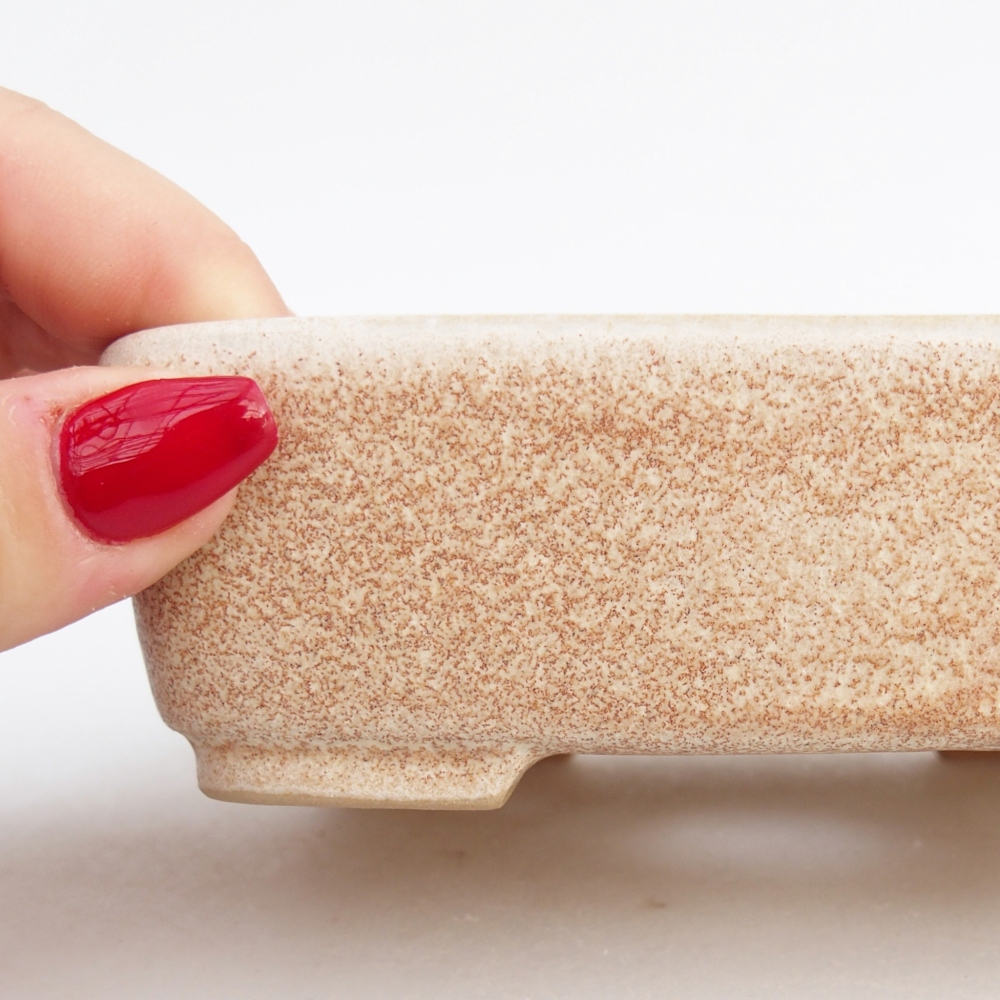 Ciotola bonsai in ceramica 26 x 26 x 8 cm, colore rosso