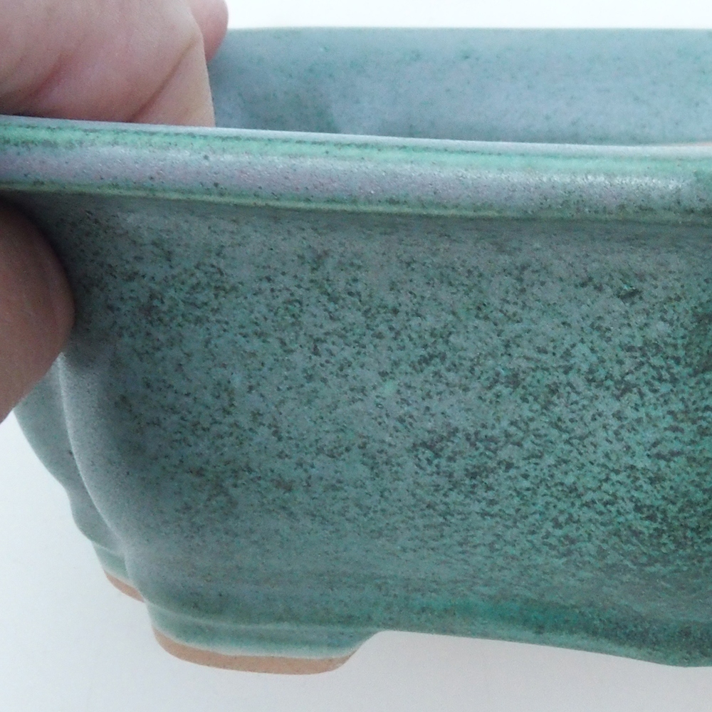 Ciotola per bonsai H51 - 18 x 14 x 5 cm - verde