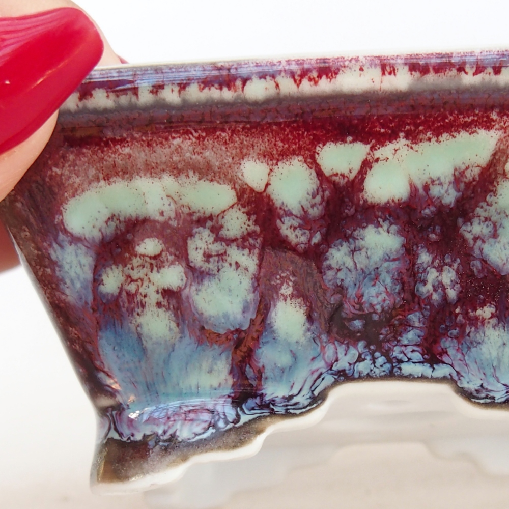 Mini bonsai 8,5 x 7,5 x 4 cm, bordeaux