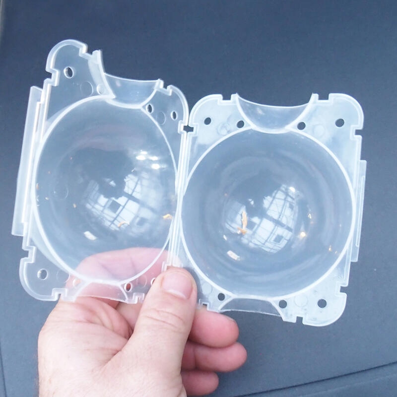 Palla infuocata 8 cm trasparente 1 pz