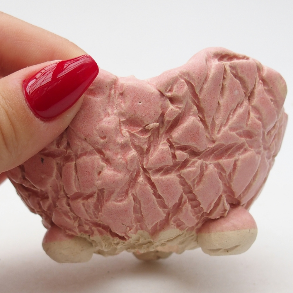 Conchiglia in ceramica 9 x 8,5 x 5 cm , colore rosa