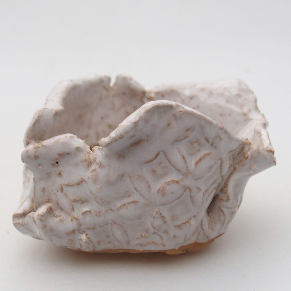 Conchiglia in ceramica 8 x 7 x 4,5 cm , colore bianco