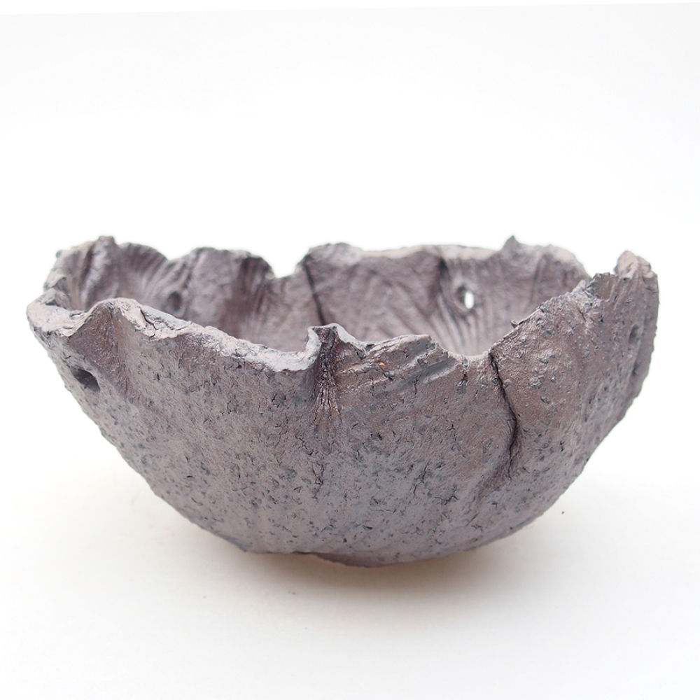 Conchiglia in ceramica 13,5 x 13 x 7 cm , colore metallizzato