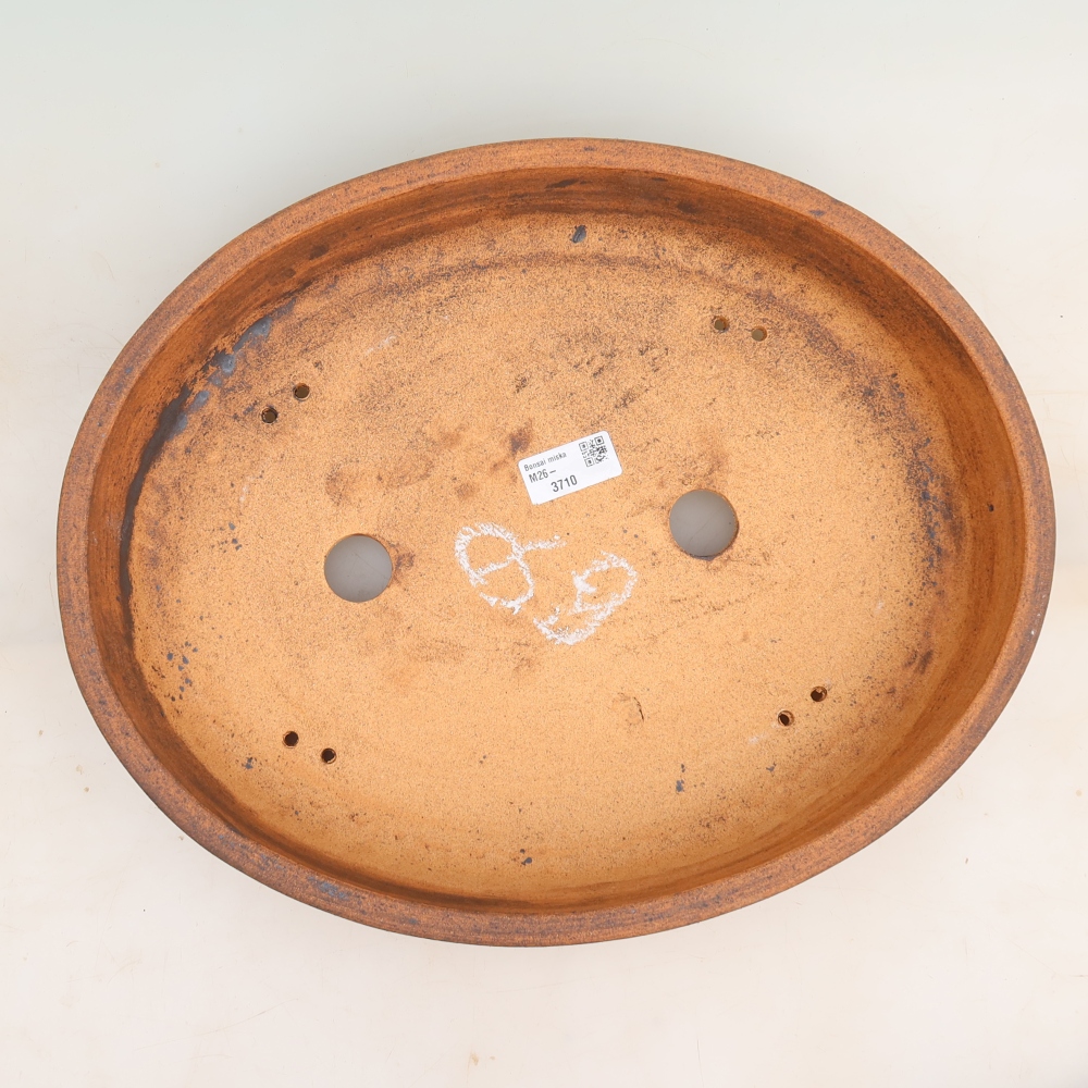 Vaso da bonsai in ceramica 38 x 30,5 x 7,5 cm, colore marrone