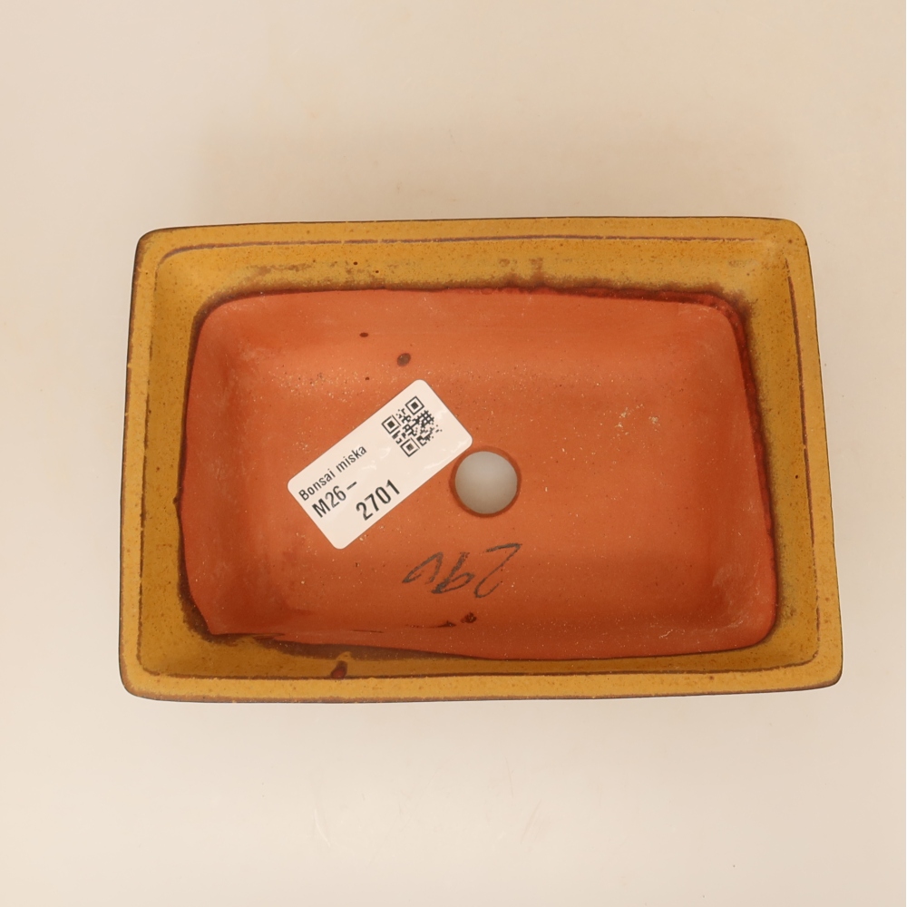 Ciotola in ceramica  14,5 x 10 x 5 cm, colore giallo