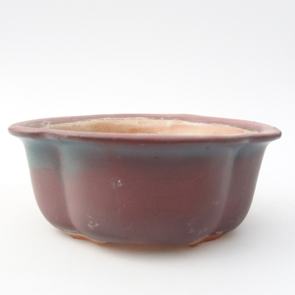 Ciotola bonsai in ceramica 13,5 x 11 x 5,5 cm, rosa