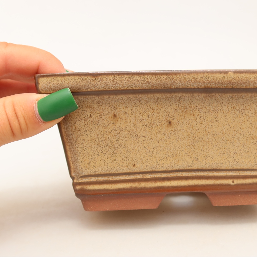 Ciotola in ceramica  14,5 x 12,5 x 7 cm, colore beige
