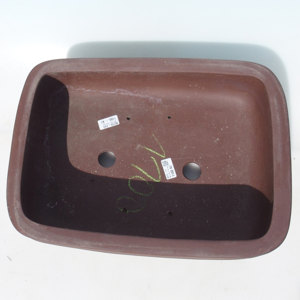 Ciotola per bonsai 45 x 33 x 15,5 cm - marrone
