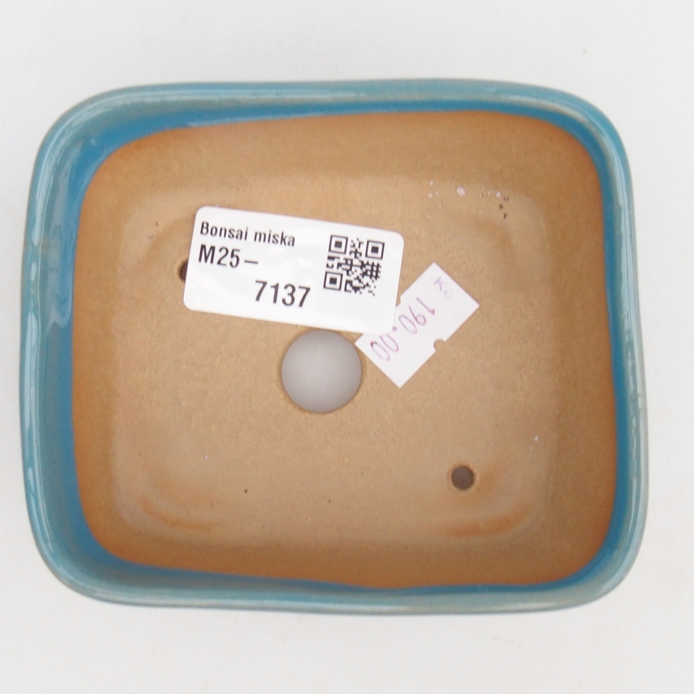 Ciotola bonsai in ceramica 26 x 26 x 8 cm, colore rosso