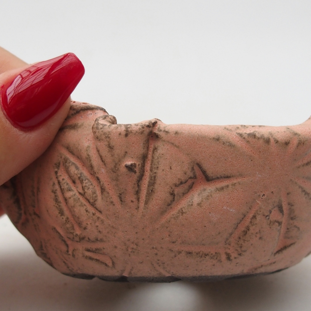 Conchiglia in ceramica 9 x 8,5 x 4,5 cm , colore rosa