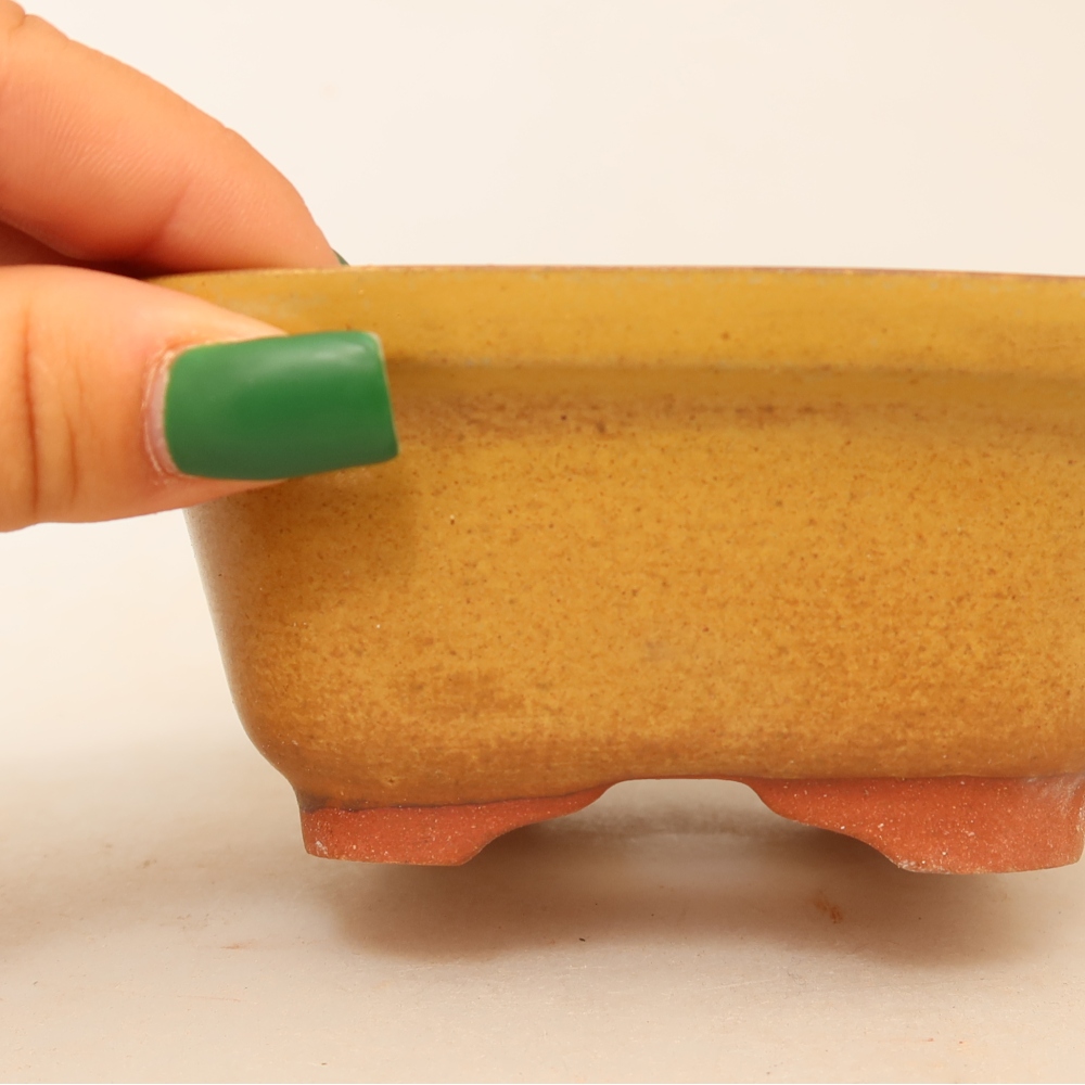Ciotola in ceramica  12 x 12 x 5 cm, colore giallo