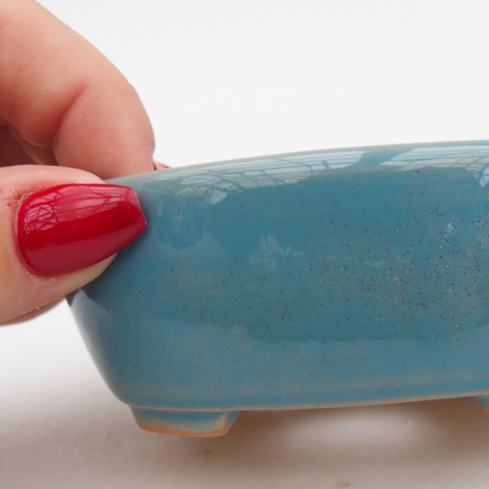 Ciotola bonsai in ceramica 26 x 26 x 8 cm, colore rosso