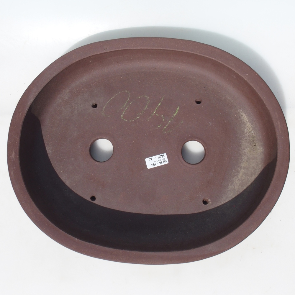 Ciotola per bonsai 49 x 40 x 9 cm - marrone