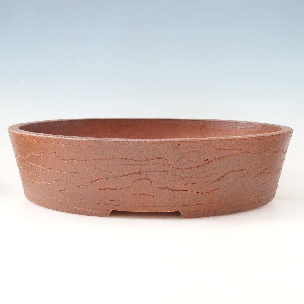 Ciotola per bonsai 34 x 26 x 8 cm , colore marrone