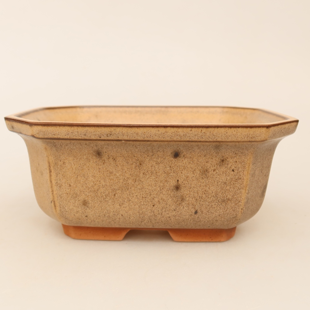 Ciotola in ceramica  15 x 12 x 7 cm, colore marrone