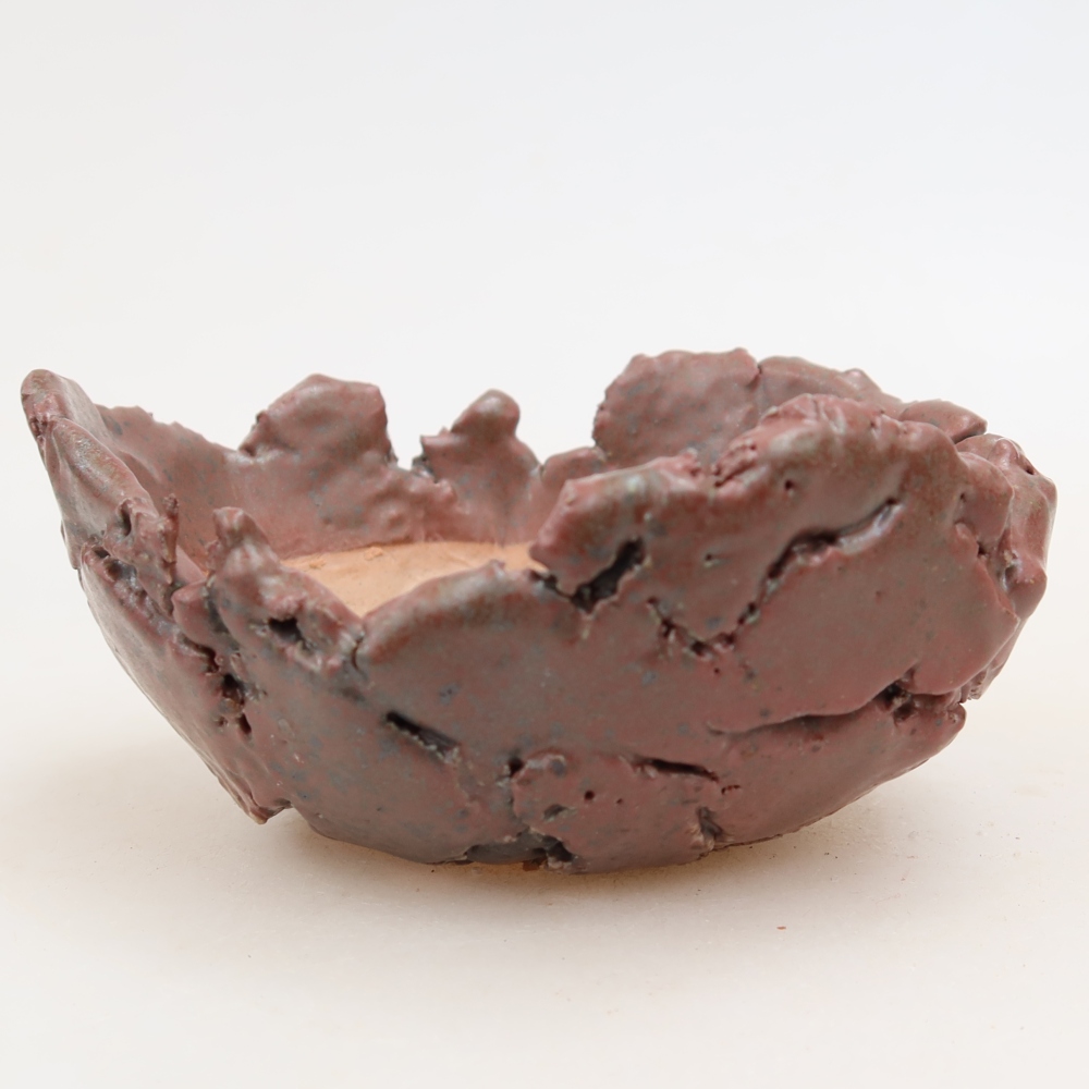 Guscio in ceramica  11 x 10 x 5,5 cm, colore rosa
