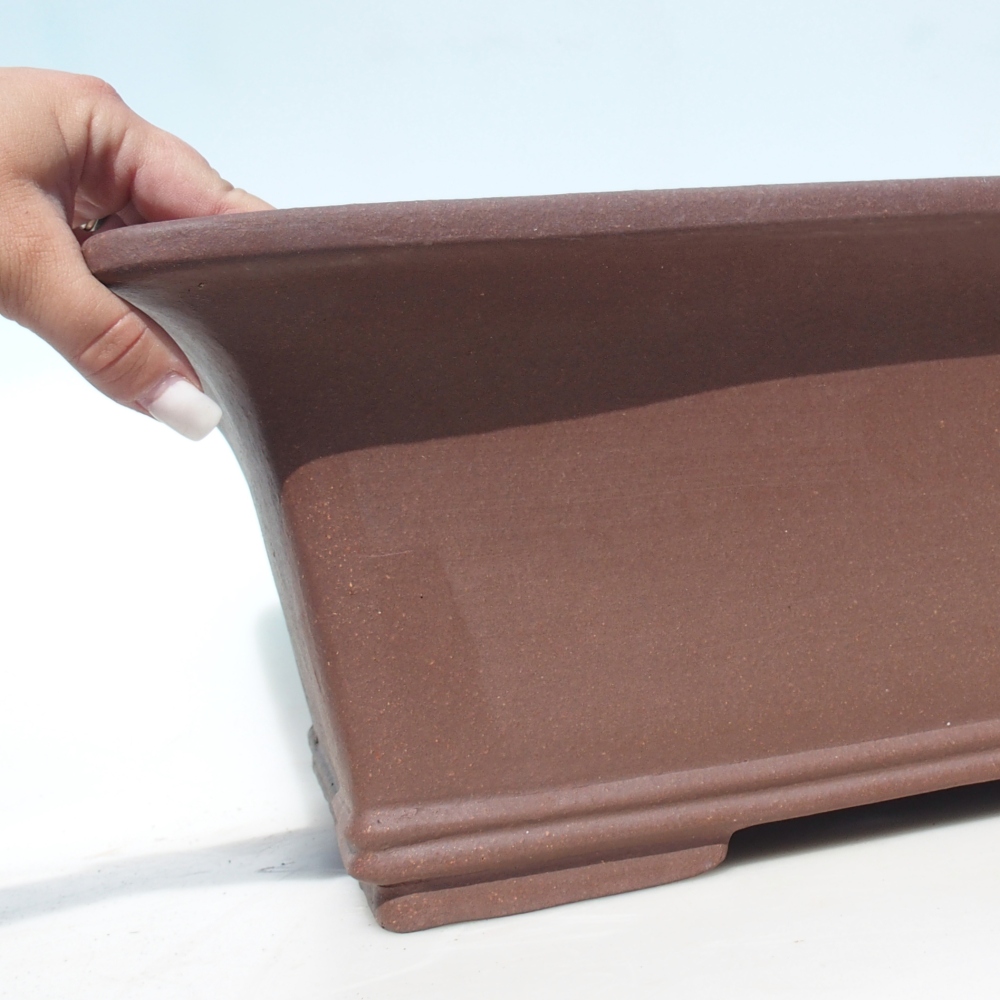Ciotola per bonsai 51 x 37 x 17,5 cm - marrone