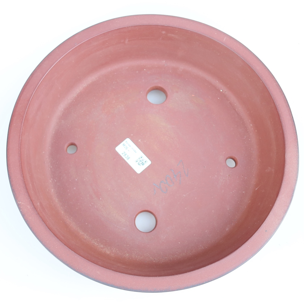Ciotola in ceramica  30,5 x 30,5 x 7 cm, colore mattone
