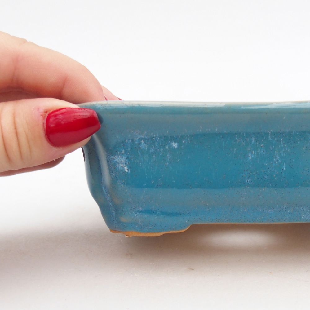 Ciotola bonsai in ceramica 26 x 26 x 8 cm, colore rosso