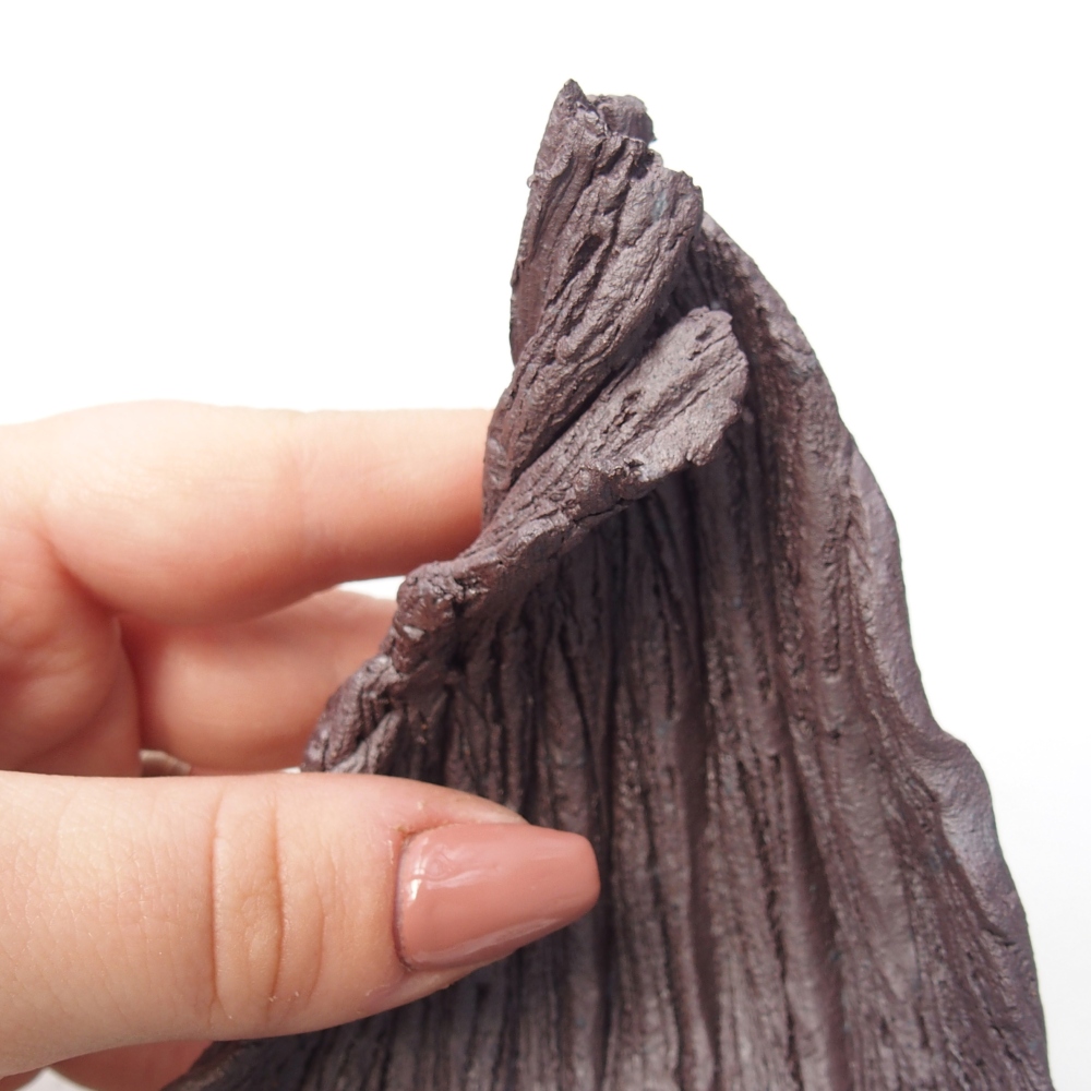 Conchiglia in ceramica 8,5 x 7,5 x 11,5 cm, colore metallizzato