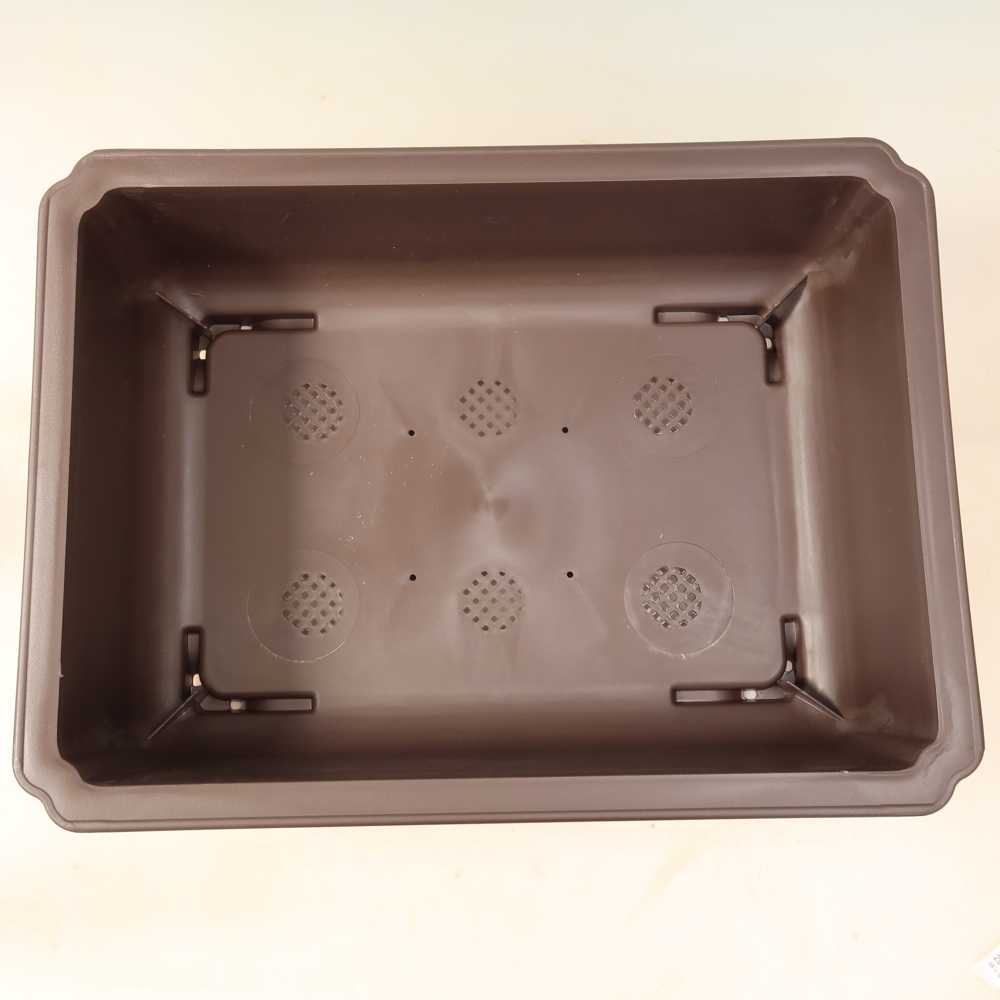 Vaso per bonsai in plastica MP-35 marrone - 49 x 36 x 14,5 cm 