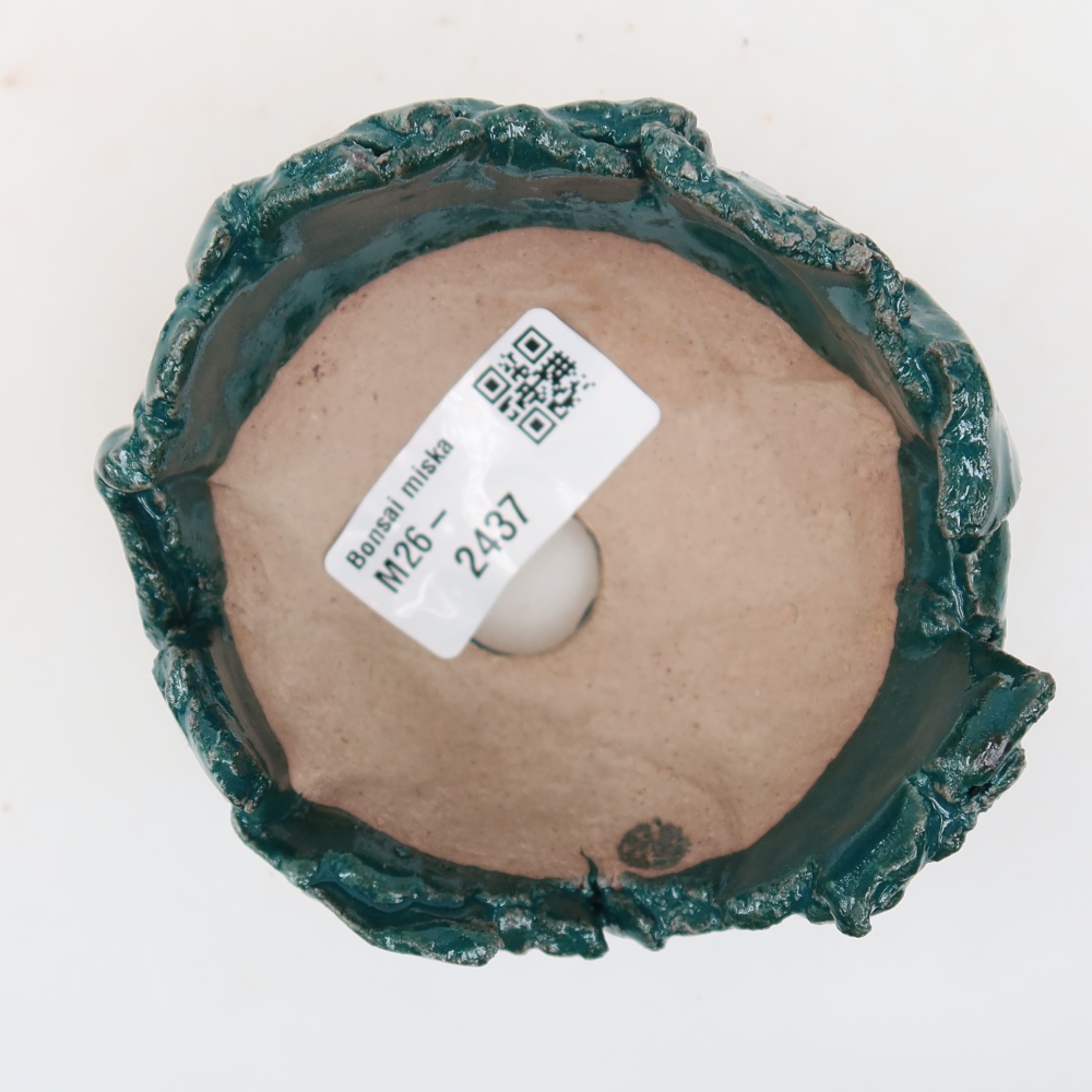 Conchiglia in ceramica 9 x 8 x 5 cm , colore verde