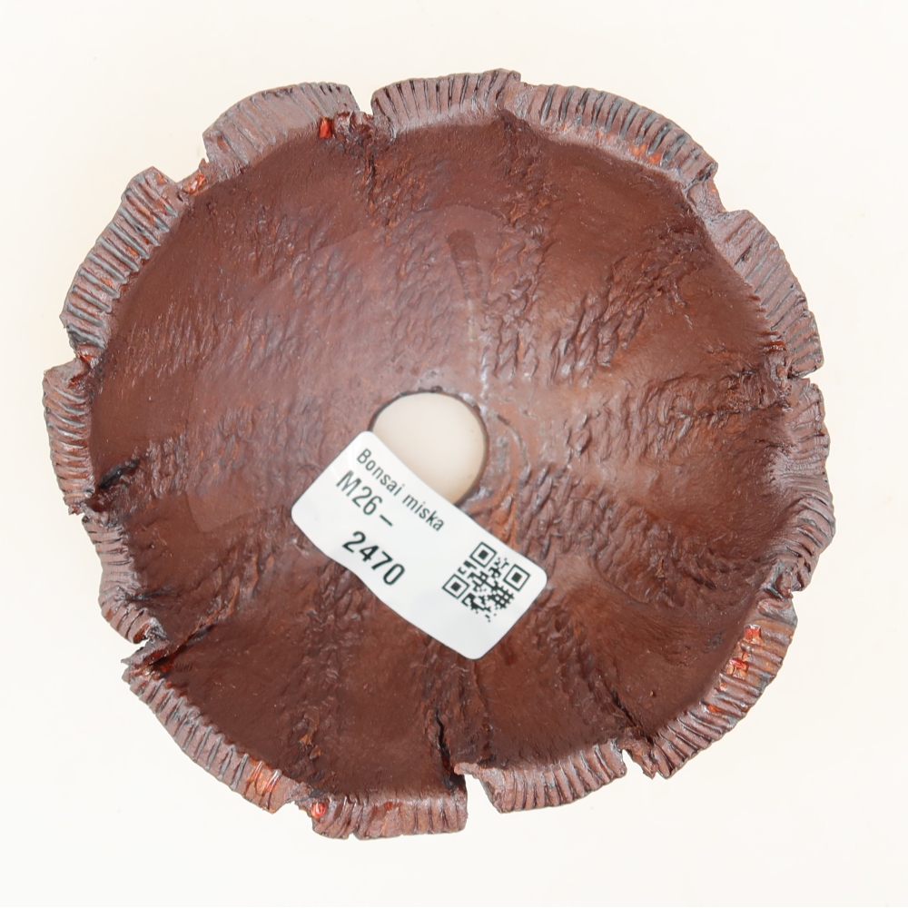Guscio in ceramica  10,5 x 10,5 x 6,5 cm, colore metallizzato