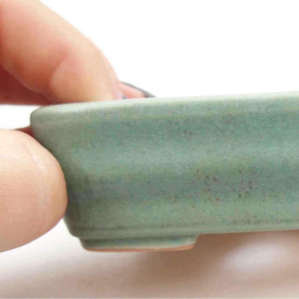 Ciotola bonsai in ceramica 22 x 17 x 5 cm, verde