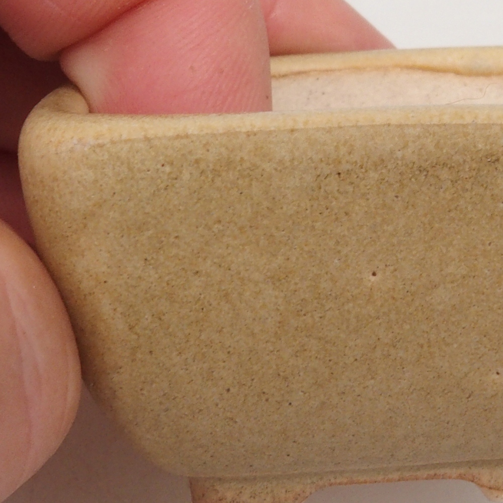 Ciotola per mini bonsai 4,5 x 4,5 x 3 cm, marrone