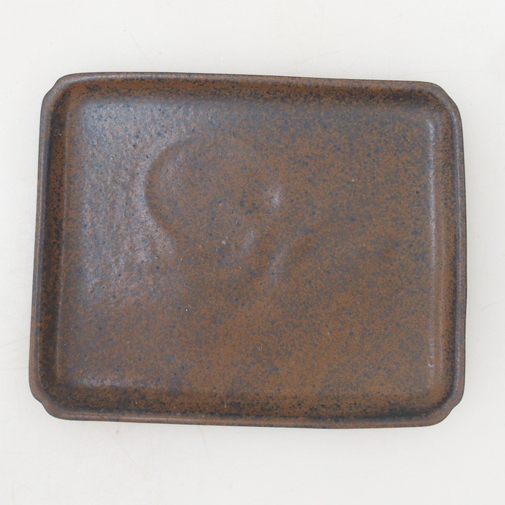 Sottovaso bonsai rettangolo D5-M - 12,5 x 10,5 x 1 cm