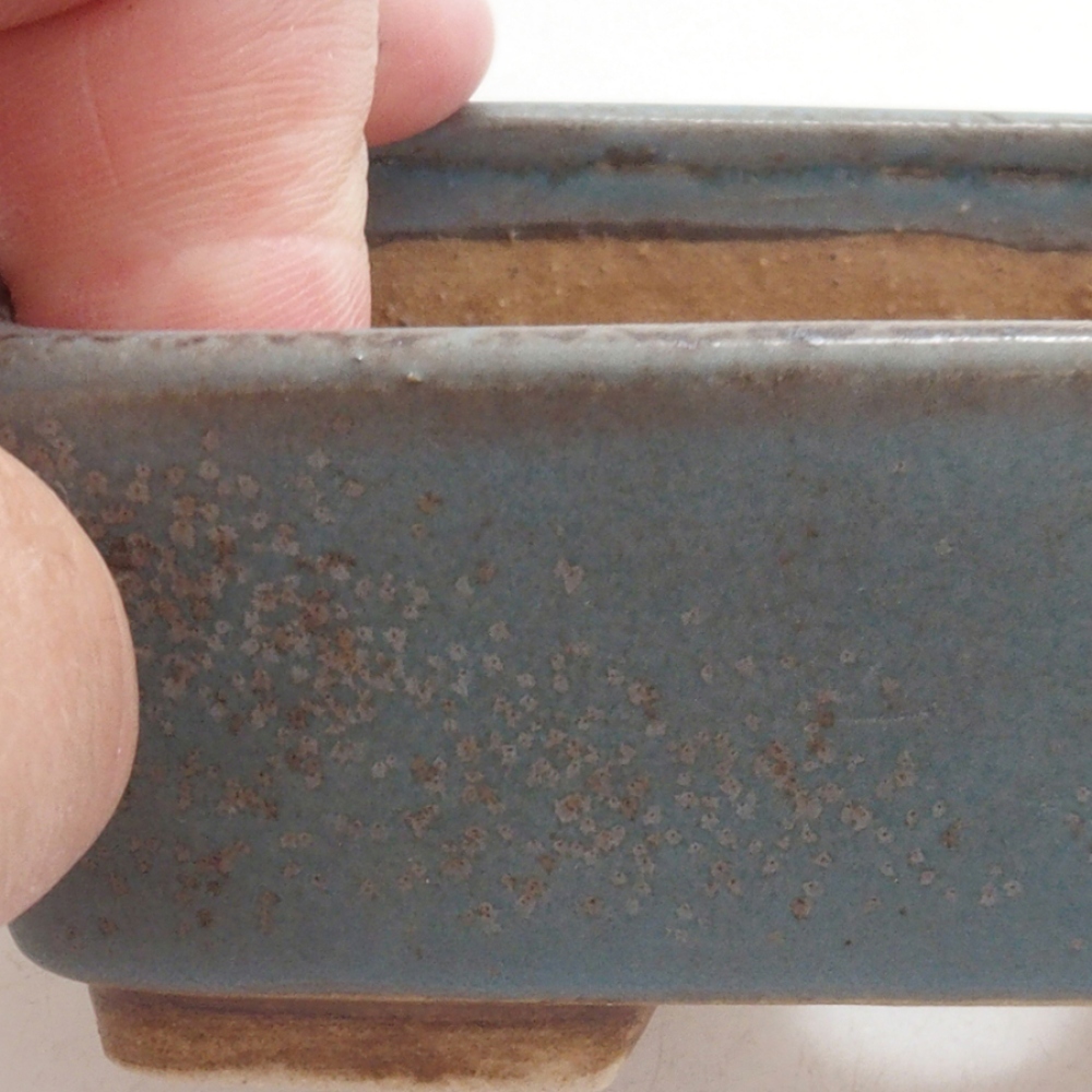 Ciotola per bonsai in ceramica 10 x 8,5 x 4 cm, marrone