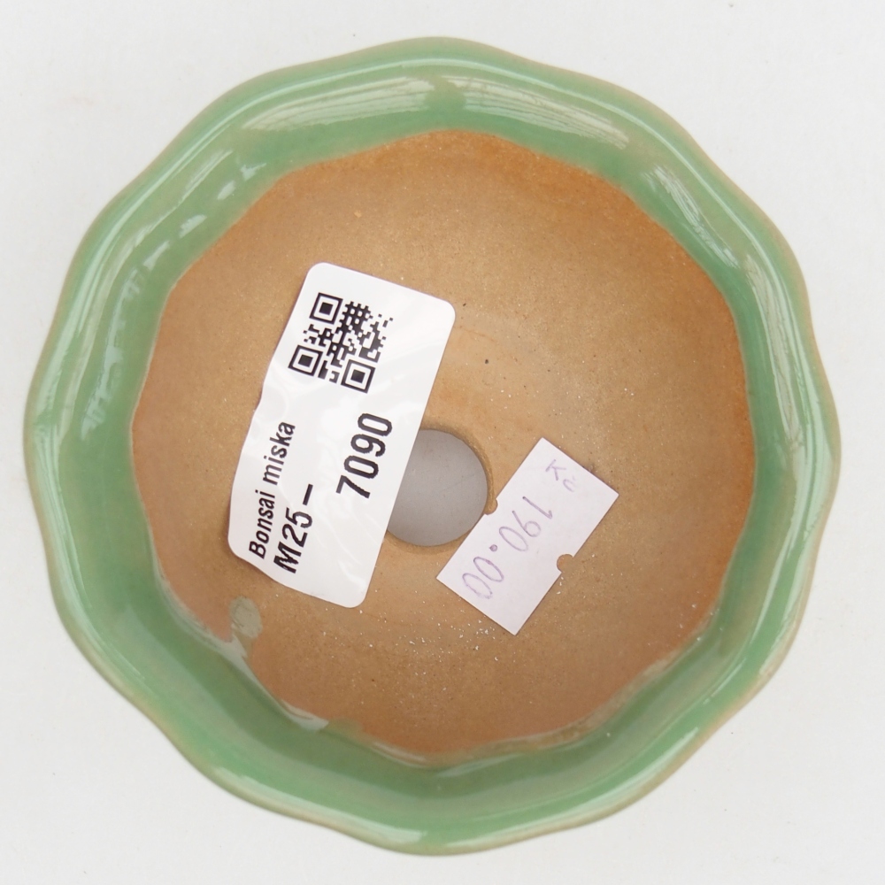 Ciotola bonsai in ceramica 26 x 26 x 8 cm, colore rosso