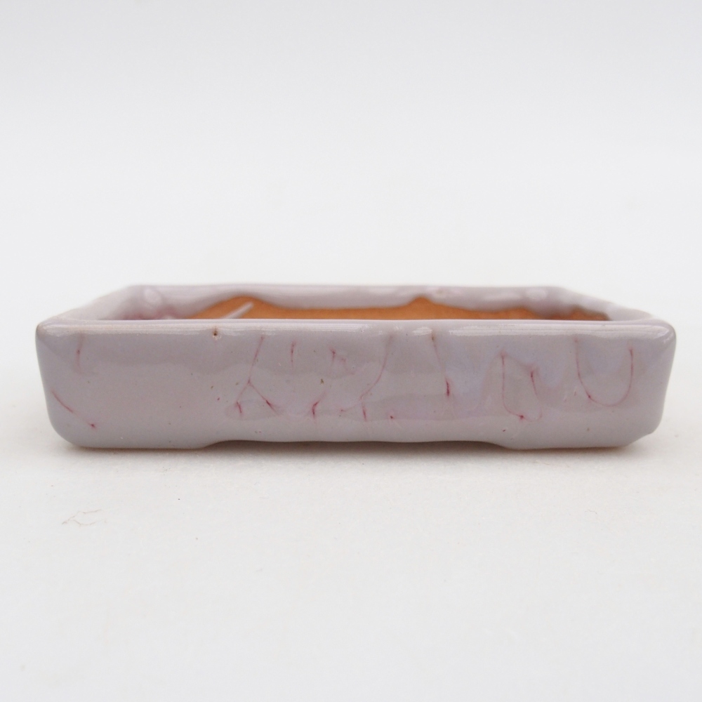 Ciotola bonsai in ceramica 26 x 26 x 8 cm, colore rosso