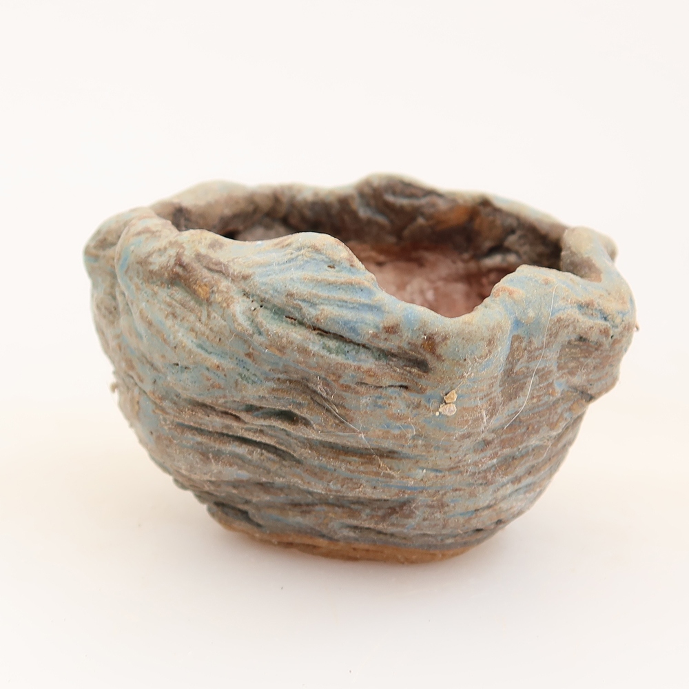 Guscio in ceramica  5,5 x 5,5 x 4,5 cm, colore blu
