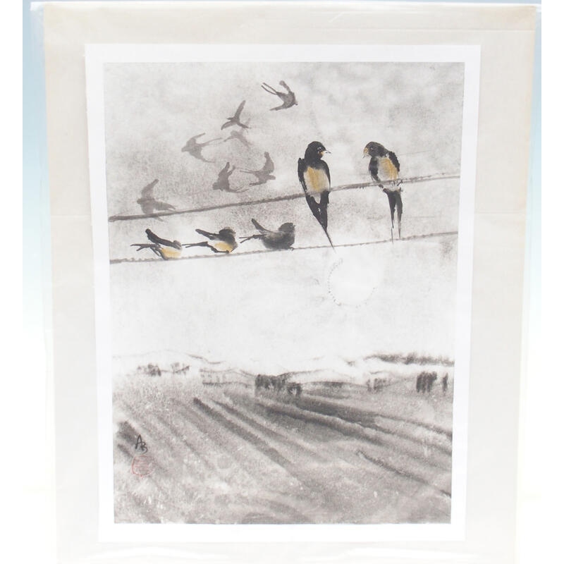 Calligrafia - Canto degli uccelli