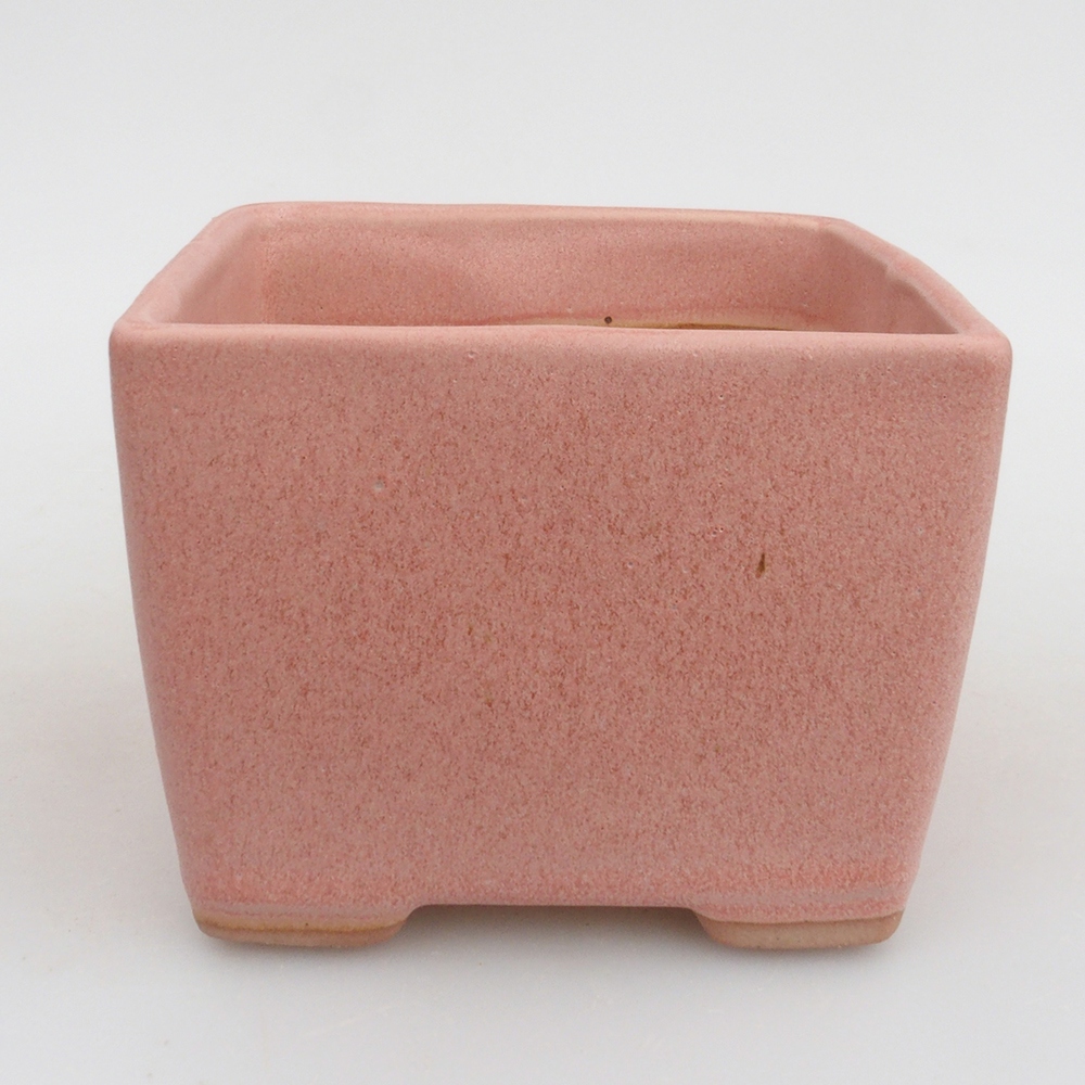 Ciotola bonsai in ceramica 11 x 11 x 8,5 cm, rosa