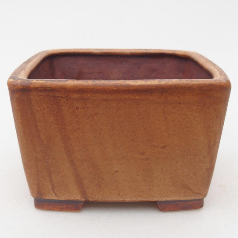 Ciotola bonsai in ceramica 10,5 x 10,5 x 6,5 cm, rosa