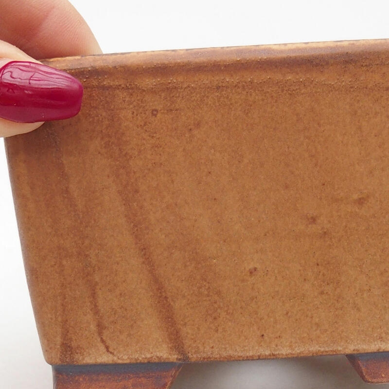 Ciotola bonsai in ceramica 10,5 x 10,5 x 6,5 cm, rosa