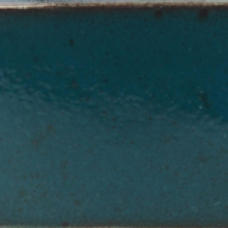 Ciotola per bonsai in ceramica 10 x 8,5 x 3,5 cm, verde