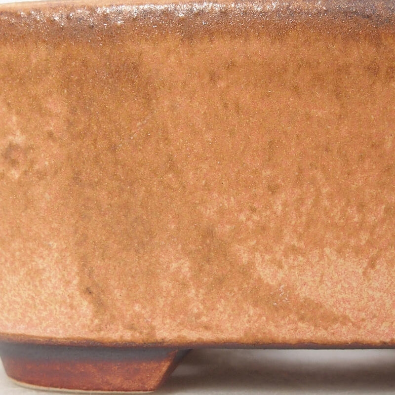 Ciotola bonsai in ceramica 10 x 8,5 x 4 cm, rosa