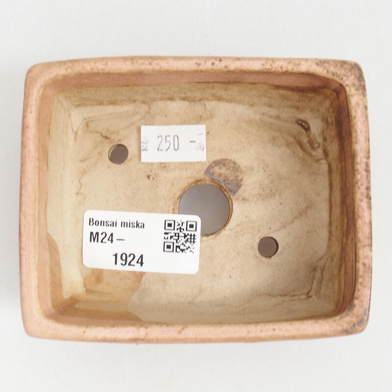 Ciotola bonsai in ceramica 10 x 8 x 3,5 cm, rosa