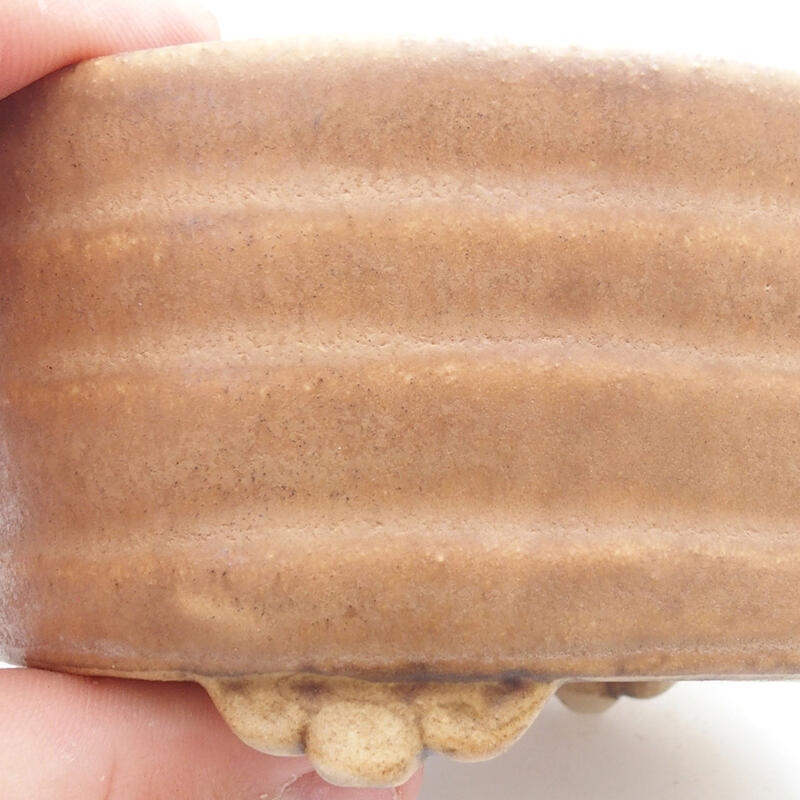 Ciotola bonsai in ceramica 10 x 9 x 5 cm, arancione