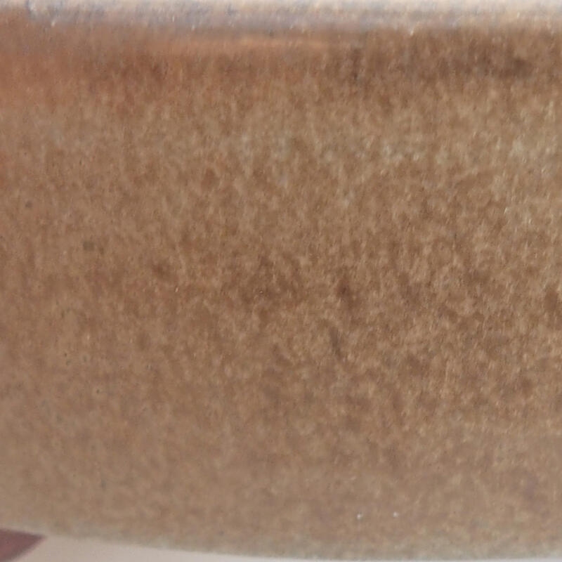 Ciotola per bonsai in ceramica 11,5 x 10 x 3,5 cm, marrone